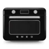 COF01BLEU Le Mini four Noir brillant de SMEG