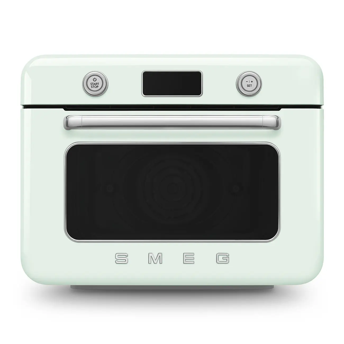 COF01PGEU Le Mini four Vert d’Eau brillant de SMEG