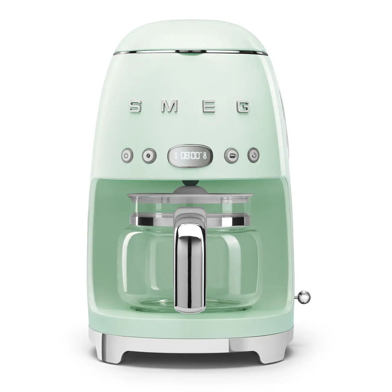 DCF02PGEU La Cafetière filtre Vert d’Eau brillant de SMEG
