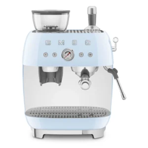 EGF03PBEU La Machine à café Expresso broyeur Bleu Azur brillant de SMEG
