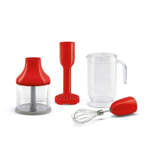 HBAC11RD Accessoires pour Mixeur Plongeant Rouge brillant SMEG