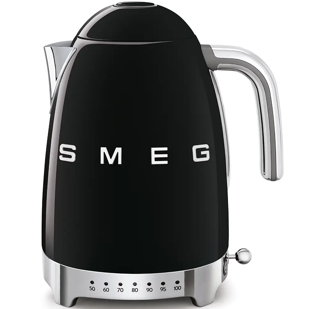 KLF04BLEU La Bouilloire électrique Noir brillant de SMEG