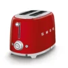 TSF01RDEU Le Grille-pain 2 tranches Rouge brillant de SMEG