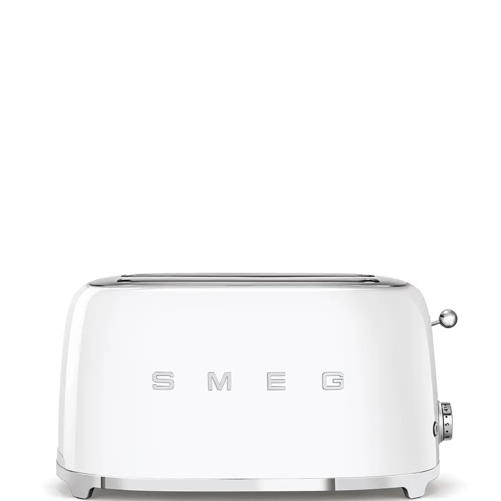 TSF02WHEU Le Grille-pain 4 tranches Blanc brillant de SMEG