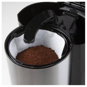 DO709K - Cafetière programmable 8 tasses noire inox - DOMO