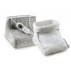 DO635V - Chausson chauffant gris teddy - DOMO