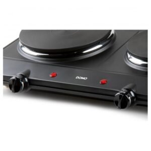 DO30210KP - Double plaque de cuisson électrique noire - DOMO