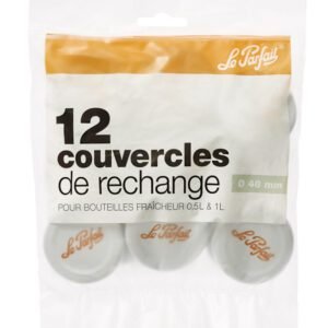 12 couvercles pour bouteille fraîcheur 4,8 cm LE PARFAIT