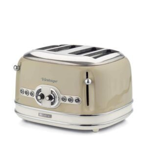 0156/03 - Grille-pain Vintage 4 tranches Beige - ARIETE