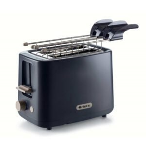 0157/04 - Grille-pain en Acier Inox Breakfast Noir - ARIETE