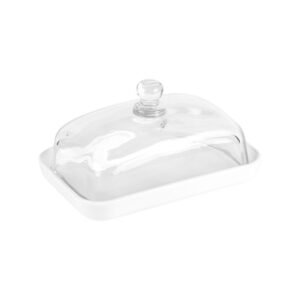 Beurrier en porcelaine 18x12 cm TABLE PASSION