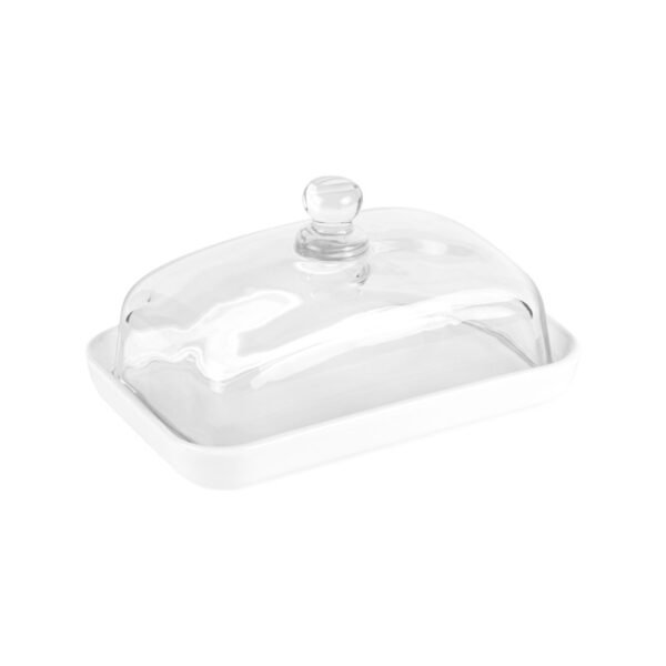 Beurrier en porcelaine 18x12 cm TABLE PASSION