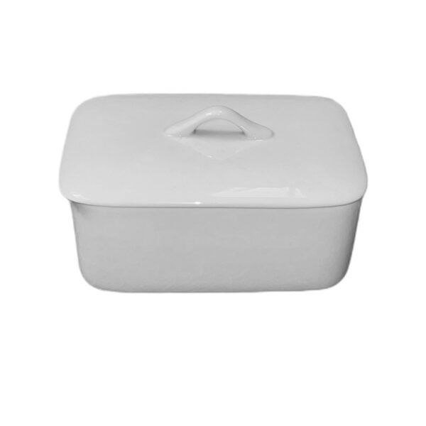Beurrier rectangle 12,5x8,3 cm PROCELAINE GIRARD