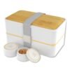 Bento Original 1,2 l blanc et bambou UMAMI