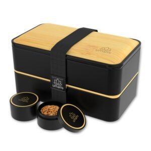 Bento Original 1,2 l noir et bambou UMAMI