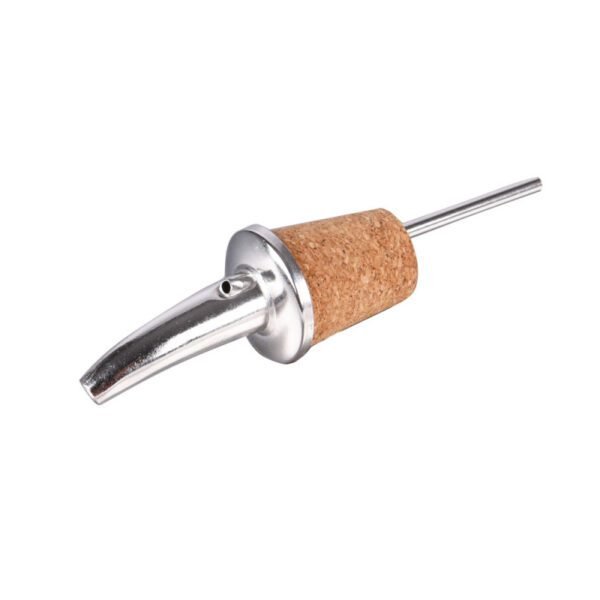 Bouchon verseur tube métal brillant L'IDEAL
