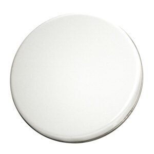 Cache plaque émail 20 cm coloris blanc BAUMALU