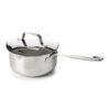 Casserole avec bec verseur et son couvercle Maestro 16 cm en inox BEKA