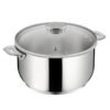 Casserole Salvaspazio+ 20 cm en acier inoxydable LAGOSTINA