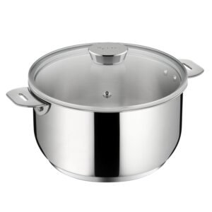 Casserole Salvaspazio+ 20 cm en acier inoxydable LAGOSTINA