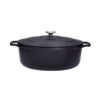 Cocotte ovale 31 cm chasseur noir interieur noir CHASSEUR