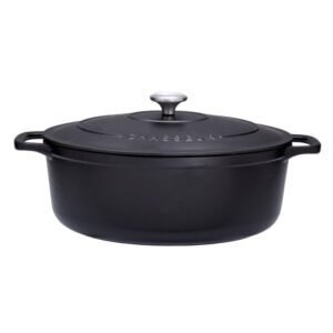 Cocotte ovale 35 cm chasseur noir interieur noir CHASSEUR