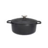 Cocotte ronde 16 cm chasseur noir interieur noir CHASSEUR