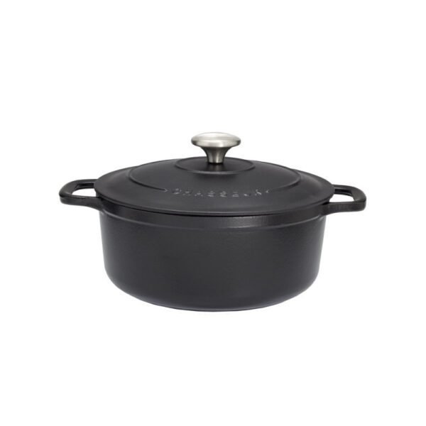 Cocotte ronde 16 cm chasseur noir interieur noir CHASSEUR