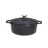 Cocotte ronde 20 cm chasseur noir interieur noir CHASSEUR