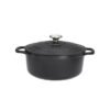 Cocotte ronde 22 cm noir CHASSEUR