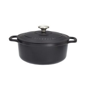 Cocotte ronde 24 cm chasseur noir interieur noir CHASSEUR