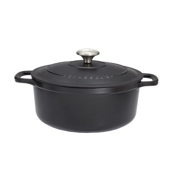 Cocotte ronde 26 cm chasseur noir interieur noir CHASSEUR