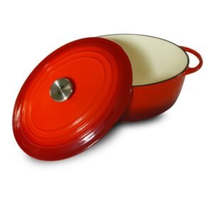 Cocotte rouge ovale tradition 29 cm BAUMALU