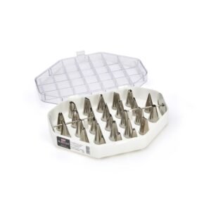 447189 - Coffret de 26 douilles en inox spéciales décor DE BUYER