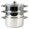 Combiné vapeur inox 24 cm 3 compartiments TREND'UP