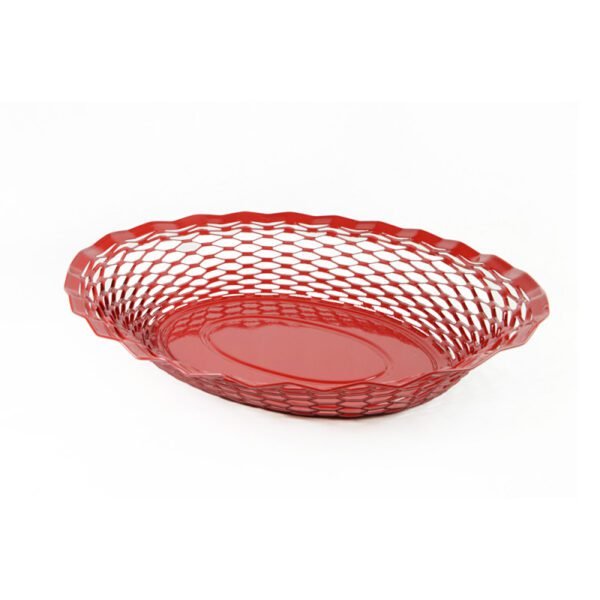 Corbeille à pain 25x18 cm rouge TABLE PASSION