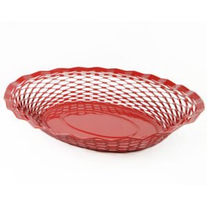 Corbeille à pain 30x24 cm rouge TABLE PASSION