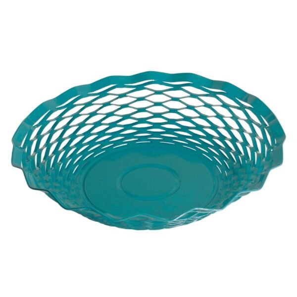 Corbeille à pain bleu canard 24.5 cm ROGER ORFEVRE
