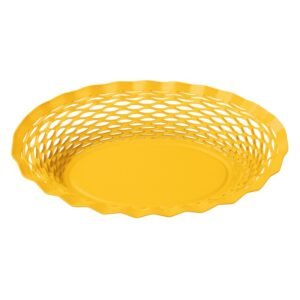 Corbeille à pain jaune 25x18 cm ROGER ORFEVRE