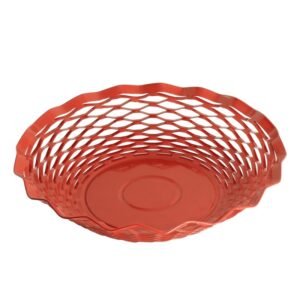 Corbeille à pain rouge 24.5 cm ROGER ORFEVRE