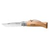 Couteau Baroudeur N°08 naturel lame 8.5 cm avec lien cuir OPINEL