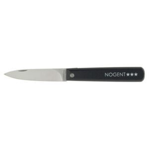 Couteau pliant Le Pocket lame lisse 8 cm noir nogent