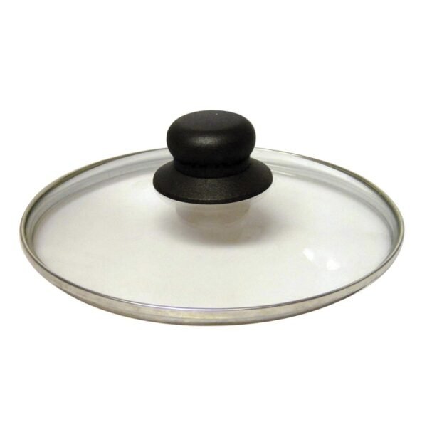 Couvercle verre 26 cm + bouton bakélite BAUMALU