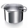 Cuiseur à pâtes et légumes 7,6 l en inox avec couvercle en verre BEKA