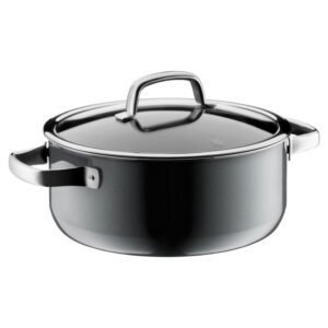 Faitout Fusiontec Mineral bas 24 cm Platinium WMF