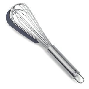 Fouet en inox 32 cm avec grattoir en silicone LACOR