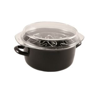 Friteuse émail noir 20 cm BAUMALU