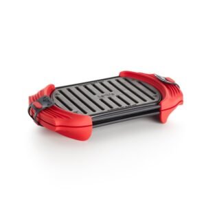 Microwave grill rouge 1 à 2 personnes LEKUE