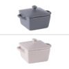 Mini cocotte carré 13 cm en grès (lot de 2) TABLE PASSION