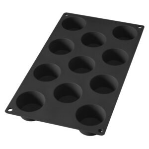 Moule 11 mini muffins gourmet noir LEKUE